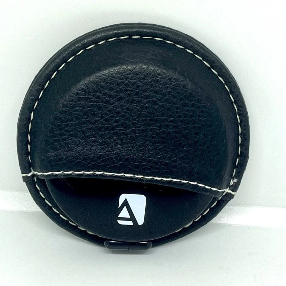 Avon y2k Classic Compact Mirror & Leather‎ Case